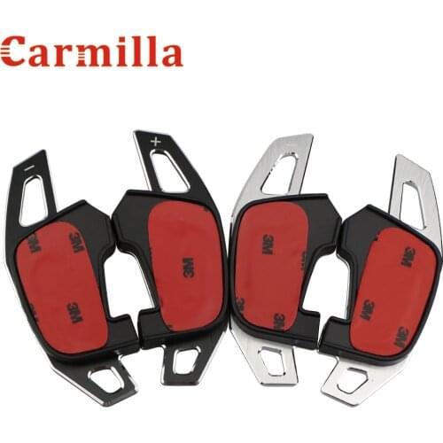 Car Steering Wheel DSG Shift Paddles Extension Shifters Stickers for VW Volkswagen Golf7 GTI R Rline GTE GTD MK7 Accessories
