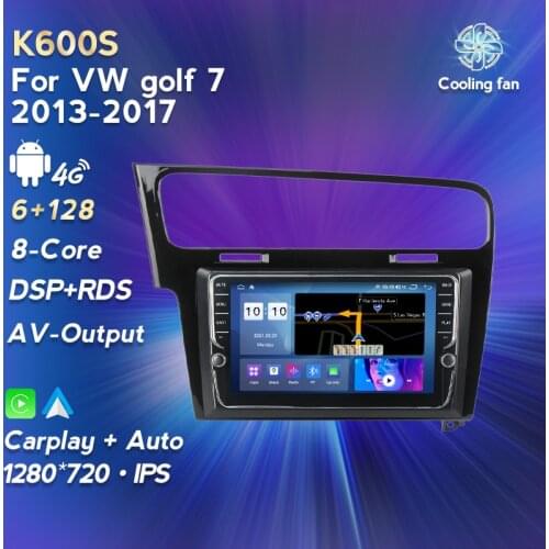 RDS DSP IPS Android 11 6G RAM 128G ROM 4G LTE GPS For Volkswagen VW golf 7 2013-2017 Car Multimedia Video Radio Player 8 Core