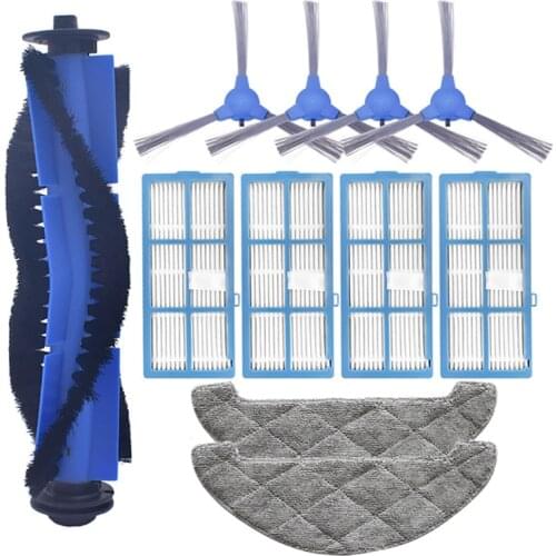 Side Brush Mop Cloth Hepa Filter Rags Main Brush Roll Replacement for Proscenic 850T Robotic Vacuum Cleaner Parts