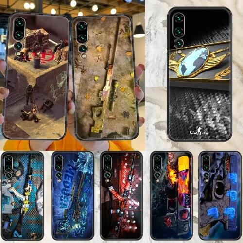 Csgo cs go Phone case For Huawei P Mate P10 P20 P30 P40 10 20 Smart Z Pro Lite 2019 black 3D cover trend prime silicone shell