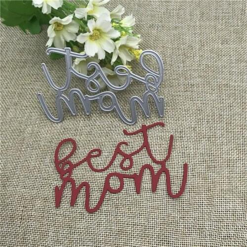 Mothers day Metal Cutting Dies Stencils for DIY Scrapbooking/photo album Decorative Embossing DIY Paper