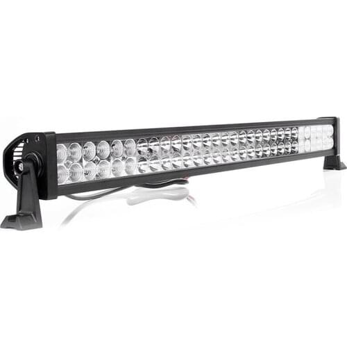 Dual Rows 31.5 inch LED Light Bar 180W side bracket 6000K aluminum housing for off-road SUV Pickup trucks UTE Heavy-duty 4x4 12V