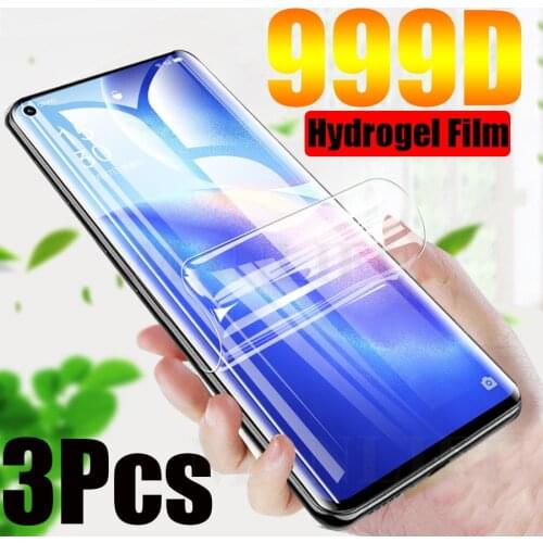 3 Pieces Hydrogel Film For OnePLus 7T 6T 5T 8T 9 Pro Full Cover Soft TPU Screen Protector For OnePLus 8 7 6 5 8 Lite Nord