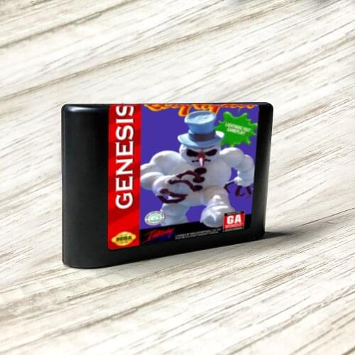 Clay Fighter - USA Label Flashkit MD Electroless Gold PCB Card for Sega Genesis Megadrive Video Game Console