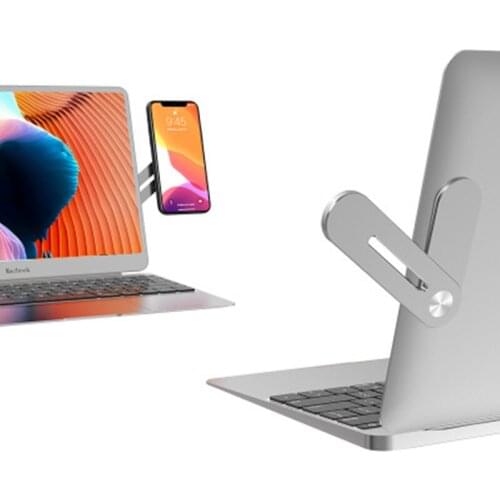 Monitor Connects Bracket Holder Display Screen Side Mount Stand For Your Smartphone Multi Screen Support Laptop Phone Holder