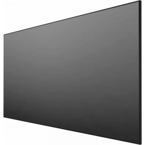 Mivision 16:9 Slim Bezel High Gain Ambient Light Rejecting Projector Screen with Black Crystal for long throw projector