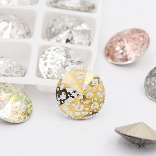 New Color Teardrop Glass Crystal Patina Rhinestones High Quality Pointback Fancy Stone Droplet Crystal Rhinestone For Garment