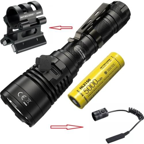 Original NITECORE MH25S LED Flashlight 1800Lumen USB-C Rechargeable Flashlight with 5000mAh Battery for Outdoor Camping Hunting