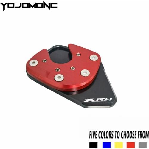 Para honda X-ADV750 xadv750 X-ADV xadv 750 2017 2018 motocicleta cnc alumínio kickstand suporte lateral extensão ampliador almof