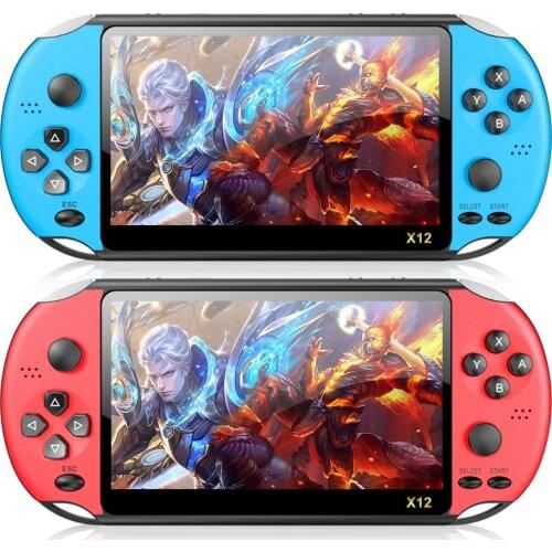 X12 PLUS Retro Game Handheld Game Console Built-in 2000+Classic Games Portable Mini Video Player 5.1 inch IPS Screen 8G+32G