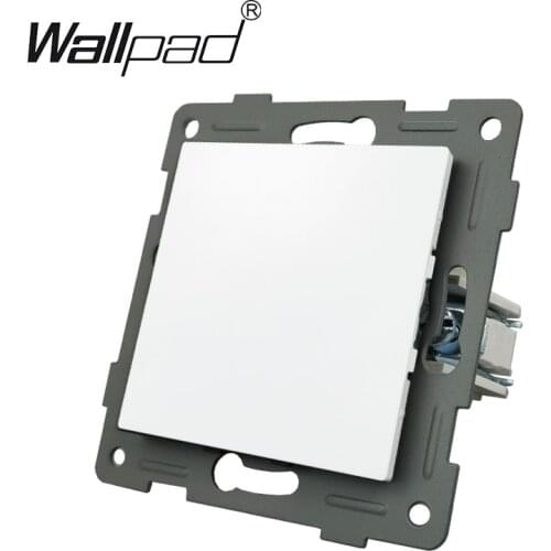 Blank Plate For EU Box Wallpad DIY Blindfold Blind Cover For Wall Hole Children Safe No Power Fireproof Plastic Cover For EU Box