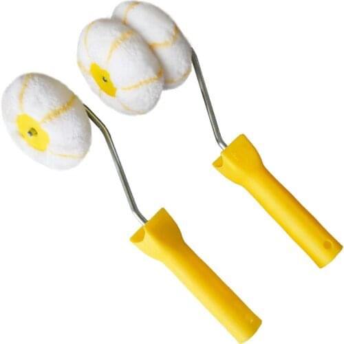 Paint Roller Multifunctional Household Decorative Paint Roller Brush Yin and Yang Angle Brush Wall Improvement Tool 3 Inch