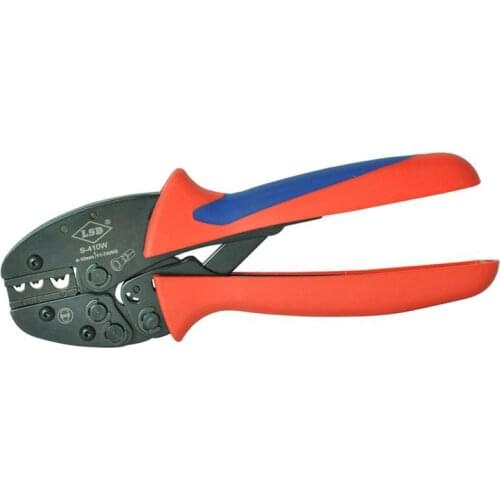 S-410W High Quality Hand Crimping Tools for crimping non-insulated cable links 11-7AWG Ratchet Pliers crimper