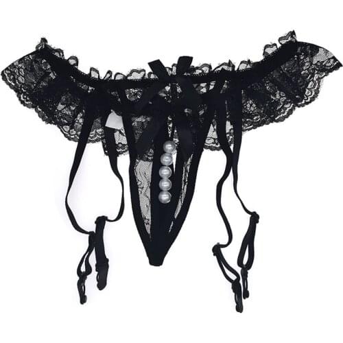 Sexy Women Garter Wedding High Hot Sale Transparent Lace Panty Quality Belt Ladies Underwear