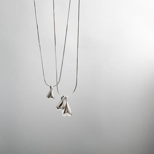 Mid-ancient chic drops love snake bone chain S925 sterling silver necklace womens clavicle chain clothing match