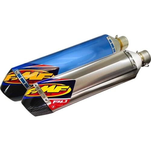 Titanium: Inlet 51mm 61mm 63mm 65mm Motorcycle Exhaust Muffler Pipe FMF Universal for KTM 450 690 LD450 DRZ400 WR450 YZF250 etc
