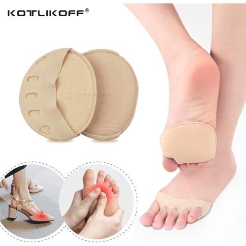 Five Toes Forefoot Pads for Women High Heels Half Insoles Calluses Corns Foot Pain Care Absorbs Shock Socks Toe Pad Inserts