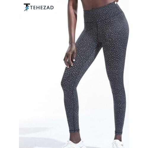 TEHEZAD Women Yoga Pants Sport Push up Tights Plus Size High Waist Fitness leggings Gym Elastic Butt Lift Seamless Sportwear