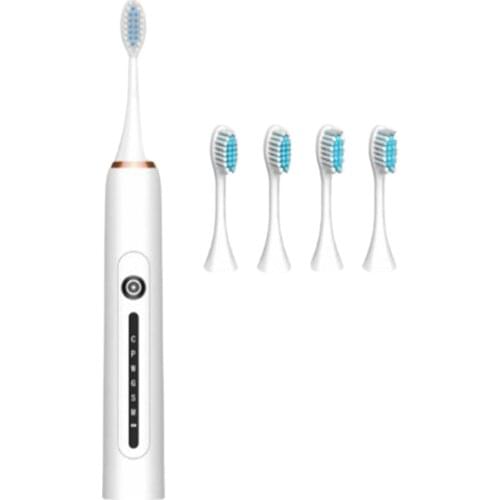 X7 Adult Electric Toothbrushes Smart Toothbrush USB Rechargeable 4 Heads 6 Speeds Electric Toothbrush