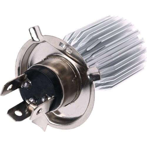 12W H4 LED Motorcycle Headlamp COB Bulb Motorbike Headlight DC 6-80V