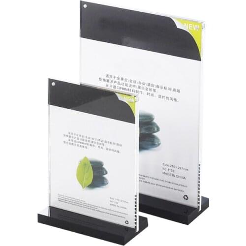 6 units/pack) Acrylic Menu Cover And Sign Stands With Magnetic ADS009