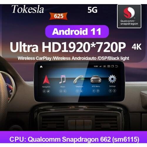 Tokesla Car Radio Multimedia Player for Mercedes Benz G Class W461 W463 G350 G400 G500 Android 11 DVD Automotivo GPS Navigation