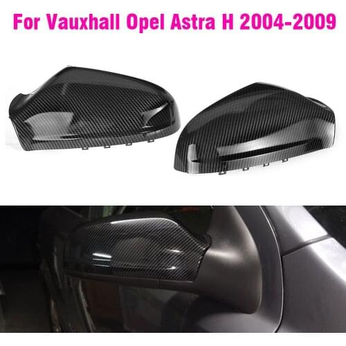 Car Side Door Rearview Mirror Cover Cap For Opel Vauxhall Astra H 2004 2005 2006 2007 2008 2009 Auto Parts styling
