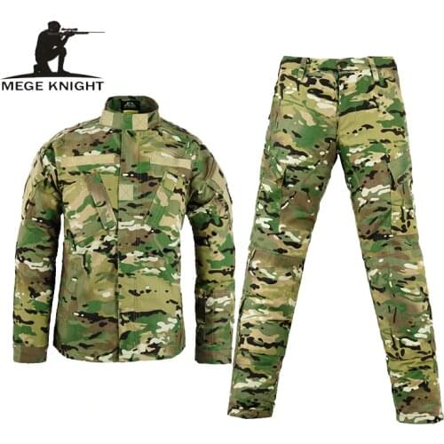 Army military tactical cargo pants uniform waterproof camouflage tactical military bdu combat uniform us army men clothing set