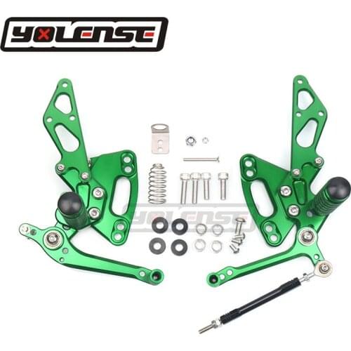 CNC Aluminum Motorcycle Adjustable Rearsets Rear Sets Foot Pegs For KAWASAKI Z1000 ABS Z 1000 2011-2020