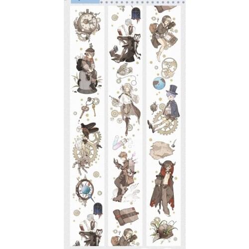 1 Loop Cute Girl Limited Time Adventure Boy Decorative Washi Tape 100cm