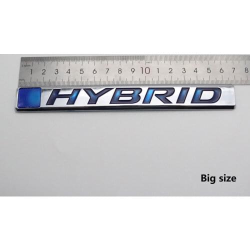 HYBRID Emblem Sticker Car Body Decoration Nameplate Auto Logo Badge Decal For Honda Accord Hyundai Toyota Lexus