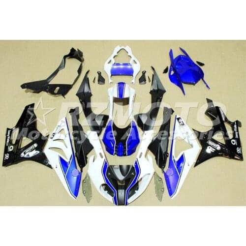 New ABS Full Motorcycle Fairings Kit Fit for BMW S1000RR Hp4 2009 2010 2011 2012 2013 2014 bodywork set Custom blue white