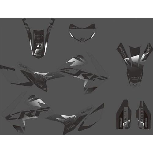 Full Graphics Decals Stickers Motorcycle Background Custom 3M For HONDA CRF250L CRF 250L 2012 2013 2014 2015 2016 2017 2018