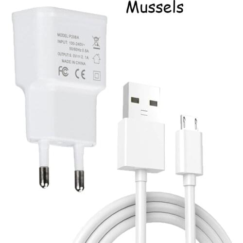 Micro USB Wall Charger Adapter For Philips Xenium X596 V787+ S386 S318 S310 S327 S395 S257 S337 S309 S616 1M Micro USB Cable