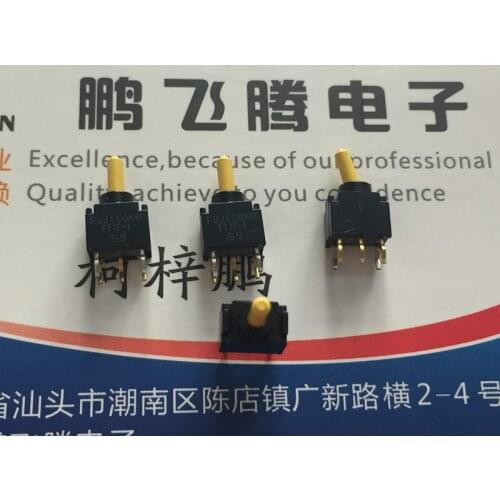 Original new 100% FT1E-1 miniature waterproof button switch 5pin 3gear vertical rocking head rocker power switch 0.4VA ON-OFF-ON