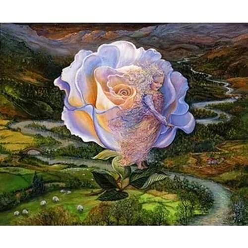 Full Square / Round Diamond 5D DIY Diamond Painting flower 3D Embroidery Cross-stitch Mosaic Home Decoration Gift