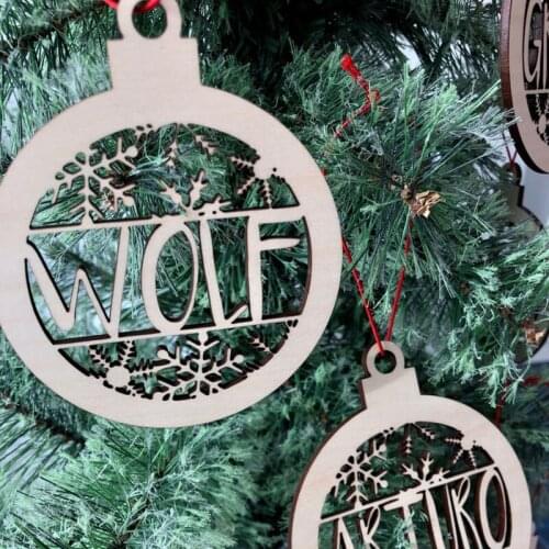 Custom wooden Snowflake Christmas Tag with different name,Christmas decor,personalized name , First Christmas Ornament