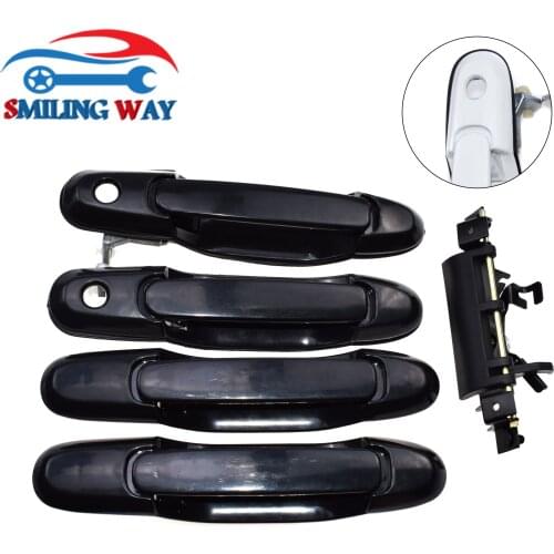 SMILING WAY# Liftgate Tailgate Back Latch & Outside Door Handle Front Rear Left Right & For Toyota Sienna 1998-2003 5PCS
