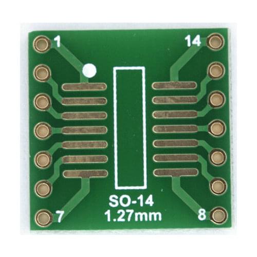 SO SOIC SSOP14 to DIP14 IC Adapter sop14 socket test experiment board SMD