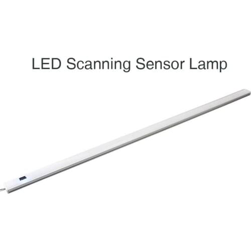 LED Scanning Sensor Lamp 50cm Motion Sweep Sensing Light Night Lamp using for Cabinet Closet Drawer Kitchen Lighting