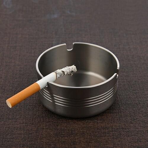 Titanium Ashtray Portable Circular Ashtray Gift Outdoor Camping Tool