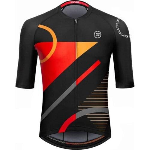 Kapvoe Cycling Jersey Men Cycling Set Short Sleeve Bike Wear MTB Shirt Quick-Dry Bicycle Clothing Breathable Cycling Bibs Shorts
