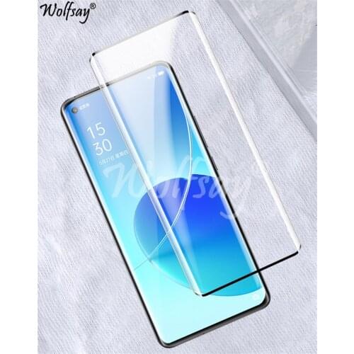 3D Curved Edge Tempered Glass For Oppo Reno 6 Pro Screen Protector For Oppo Reno 6 Pro Glass For Oppo Reno 6 Pro Plus 6Pro+ 5G