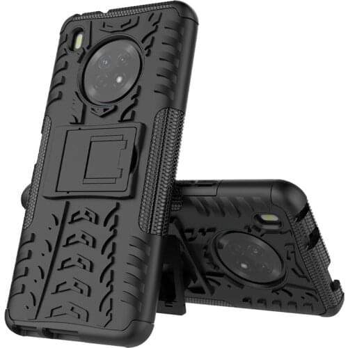 Armor Cover For Huawei Y9A Case For Huawei Y9A Cover Shockproof Silicone Hard Plastic Protective Phone Bumper For Huawei Y9A