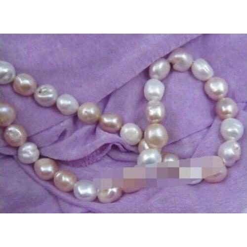 18" AAA 8-9MM SOUTH SEA NATURAL multicolor PEARL NECKLACE 14K CLASP