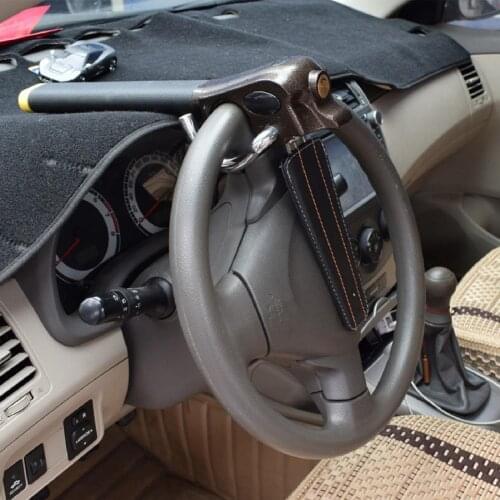 40% Dropshipping!! Anti-theft Steering Wheel Lock Heavy Duty Sturdy Security Anti-sawing Steering Wheel Lock for Vehicles