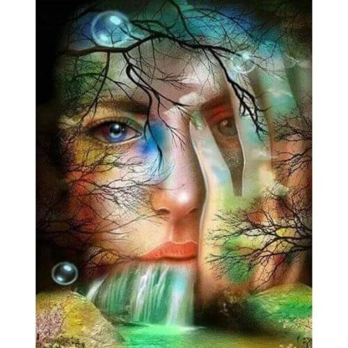 5D DIY Diamond Painting Landscape Beauty Crafts Painting Full Drill Round Diamond Embroidery Diamond Mosaic Cross Stitch