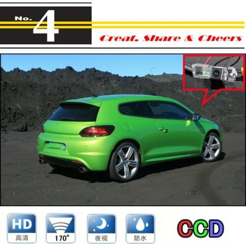 For Volkswagen VW Scirocco High Quality Rear View Back Up Waterproof Camera Car Camera For PAL / NTSC | CCD + RCA Connector