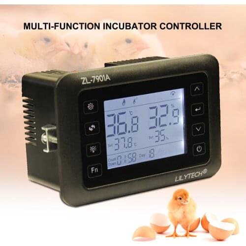 Yieryi ZL-7901A Digital Incubator Temperature and Humidity Controller Egg Incubator PID Temperature Control 100-240V(V)