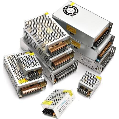 Switching Power Supply Light Transformer AC 110V 220V To DC 5V 12V 24V 48V Power Supply Source Adapter For Led Strip CCTV